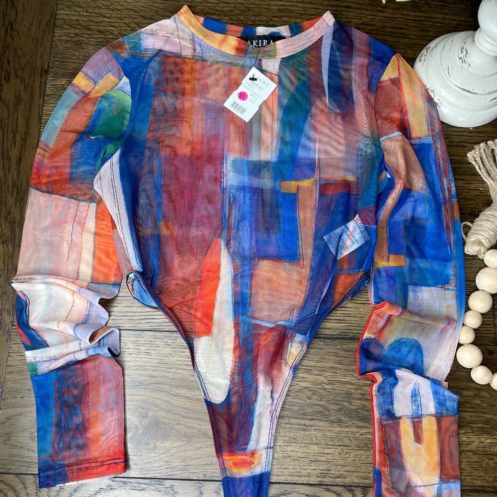 Akira Sheer Top